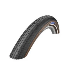 Schwalbe Fat Frank Clincher Band - 28x2.00 Inch - K-Guard - Reflecterende Strepen - Zwart/koffie