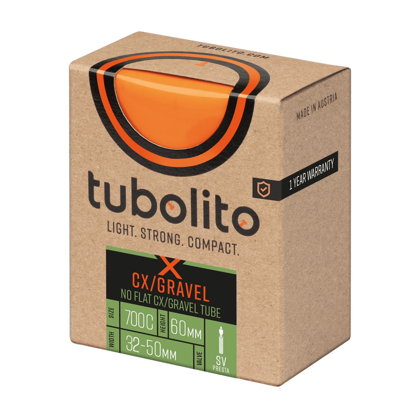 Tubolito X-Tubo-CX/Gravel-All-SV60 Zwart 2 Tubolito X-Tubo-CX/Gravel-All-SV60 Zwart - Afbeelding 2