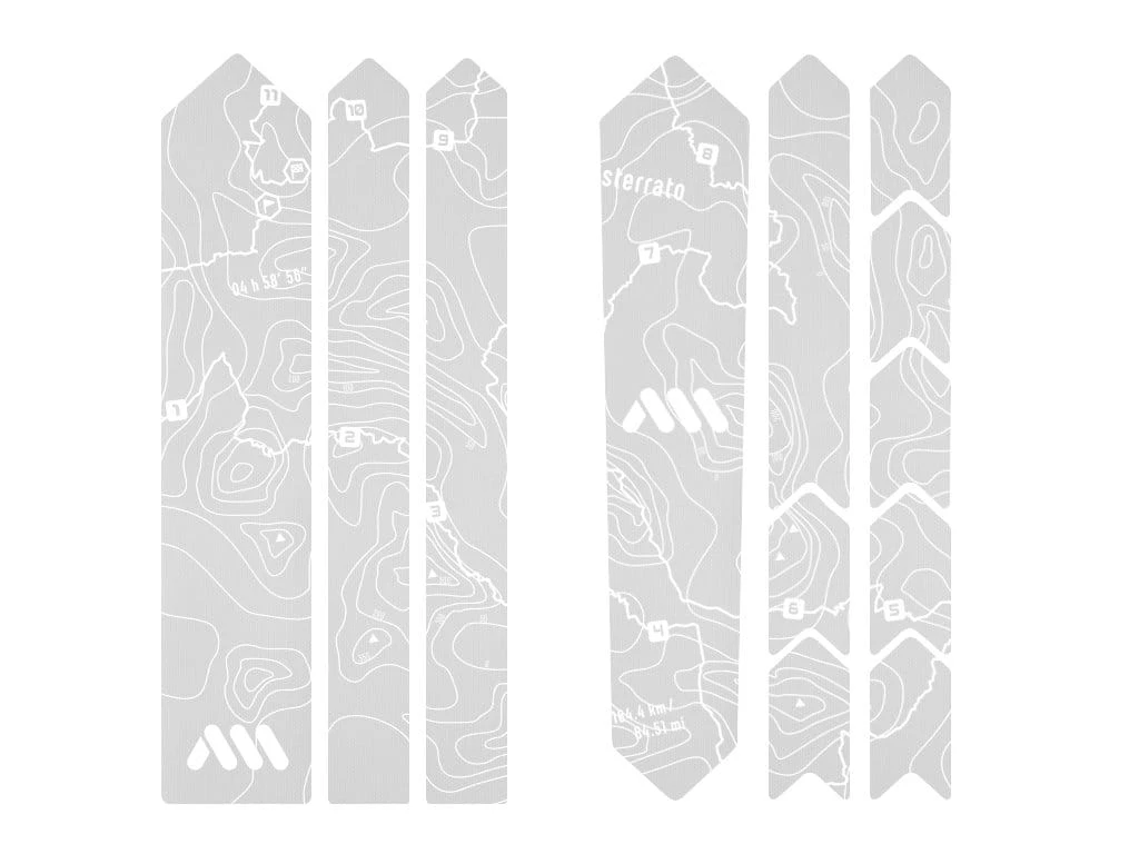 Framebescherming Sticker Road & Gravel - Sterrato Wit 1 Framebescherming Sticker Road & Gravel - Sterrato Wit