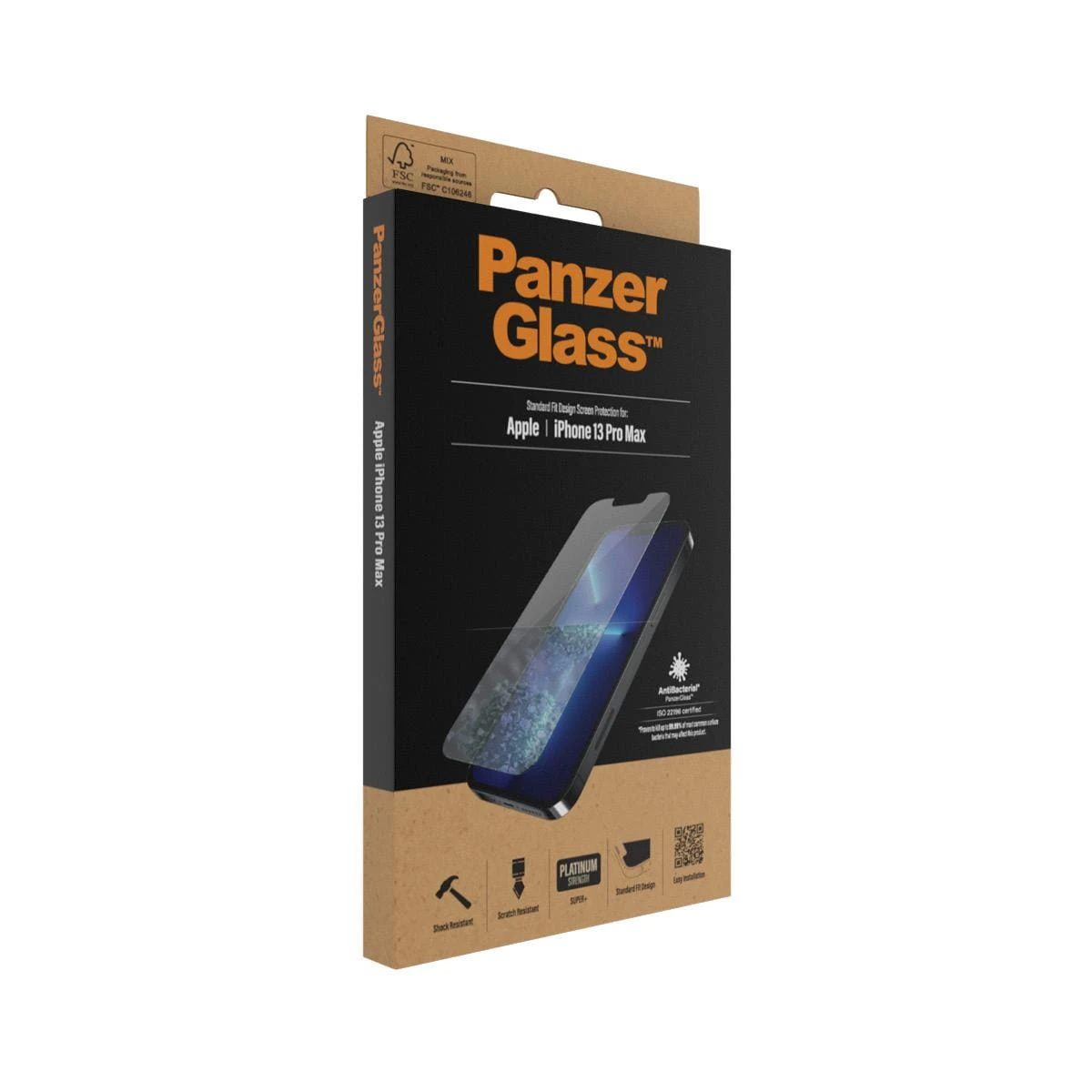 PanzerGlass Apple IPhone 13 Pro Max Antibacterieel 4 PanzerGlass Apple IPhone 13 Pro Max Antibacterieel - Afbeelding 4