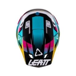 LEATT Helm Incl. Bril 8,5 V22 Aqua/Royal Turquoise-wit-geel 5 LEATT Helm Incl. Bril 8,5 V22 Aqua/Royal Turquoise-wit-geel -Fiets Verkoop LEATTHelminkl Brille8 5V22AquaRoyalt rkis weiss gelb 3