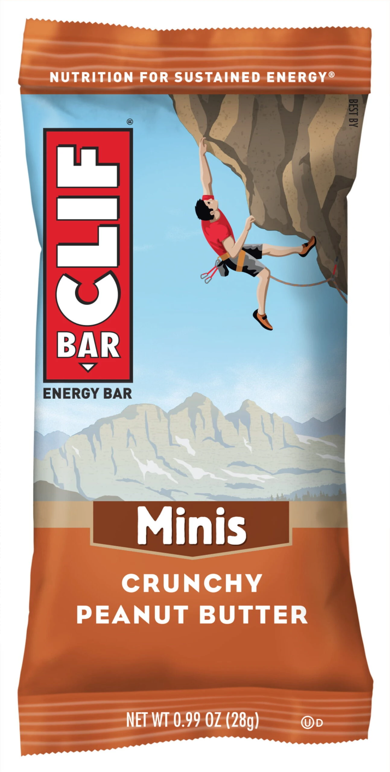 CLIF® Bar Energiereep Energy Bar Mini - Krokante Pindakaas - 10 Stuks 1 CLIF® Bar Energiereep Energy Bar Mini - Krokante Pindakaas - 10 Stuks