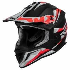Motorcrosshelm IXS362 2.0 - Zwart Mat-rood