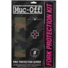Muc-Off Vorkbeschermingsset - Camo Zwart/groen