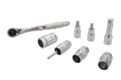 Birzman 8-delige Ratelset Met Diverse Doppen, Trekkers