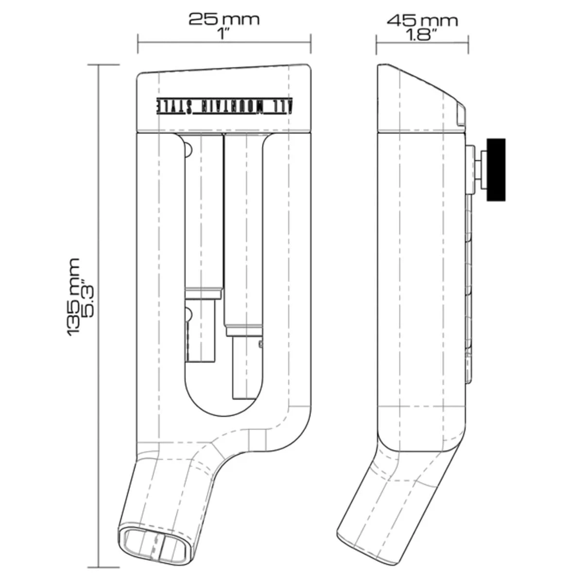 Pedaalstandaard - Kickstand Zwart 6 Pedaalstandaard - Kickstand Zwart - Afbeelding 6