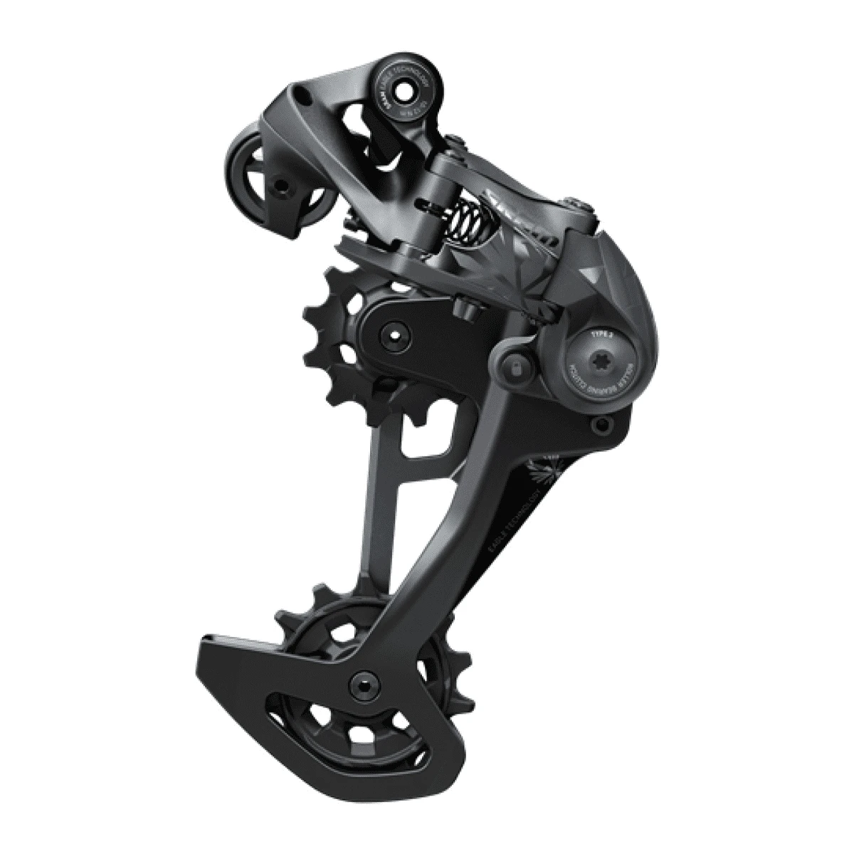 SRAM XX1 Eagle Achterderailleur 12 Versnellingen - Carbon Zwart 1 SRAM XX1 Eagle Achterderailleur 12 Versnellingen - Carbon Zwart